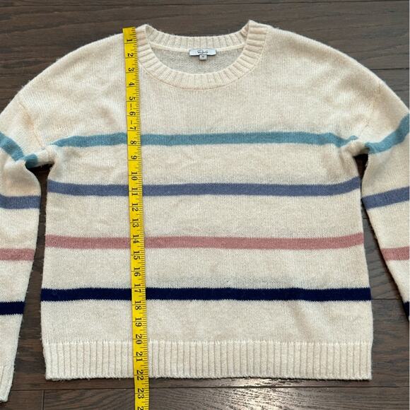 Rails Perci Sweater Seaside Stripe Alpaca Wool Blend Cream Size XS - Picture 11 of 11